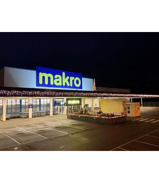 80 meter - koppelbaar - kerstverlichting 800 LED’s – zwarte kabel - professioneel - IP65 waterdicht - LUKSUS