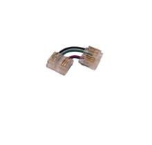 RGBW/RGBWW COB LED strip HOEK connector 2 zijdig – soldeervrij – klik connector – 12mm - 90 graden - IP20