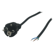 LED voeding stroomkabel – wit – 1,5 meter - Geaard