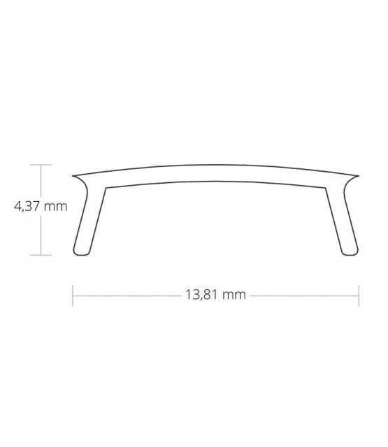 5 meter Losse LED profiel klikafdekking - Opaal - 12,4mm 01, 02, 03, 08, stuc100, stuc200, gips100, gips200