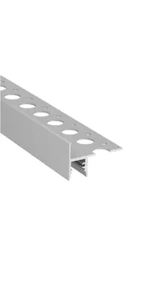 LED tegel en stuc profiel inclusief afdekking 39,7mm x 248mm - Tegel10