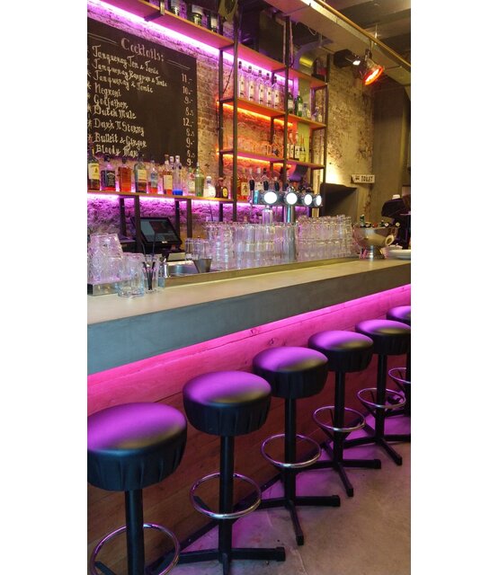 LED profiel 3 meter inclusief klikafdekking 20mm x 20mm - 318ZWART