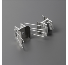 Plafond montageklem / veer voor LED profiel  20INBOUW  WIT-ZWART-ALU