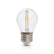 Prikkabel losse LED lamp - 1,3W - extra warm wit - 2700k