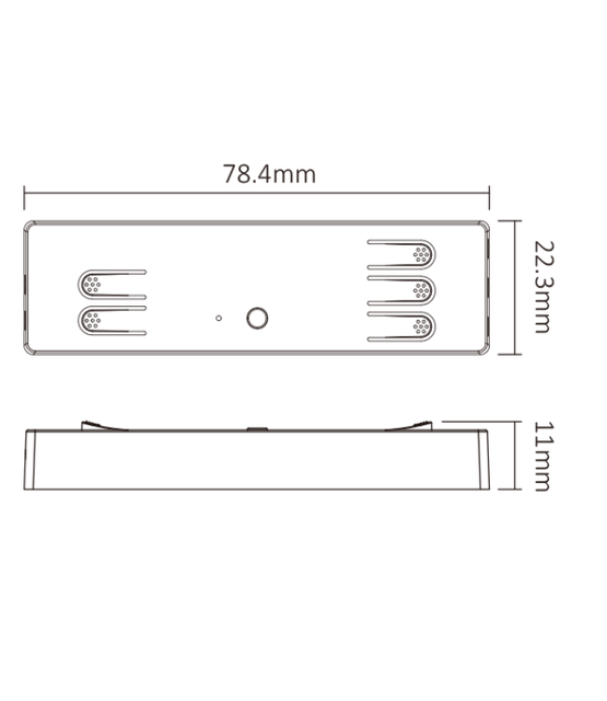 Compacte 2 -1 LED strip controller - 1 zone - Miboxer MR2
