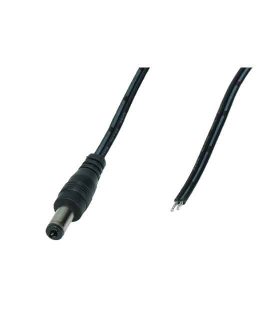 Male DC verlengkabel 100cm - SPOSDC-Y-P25S-1.0