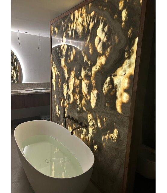 Natuursteen LED verlichting - 506 LED - 4300 LM - Warm wit - 3000 kelvin - Dimbaar - 24 volt IP20 - 25 x 100cm - Koppelbaar LED Sheet