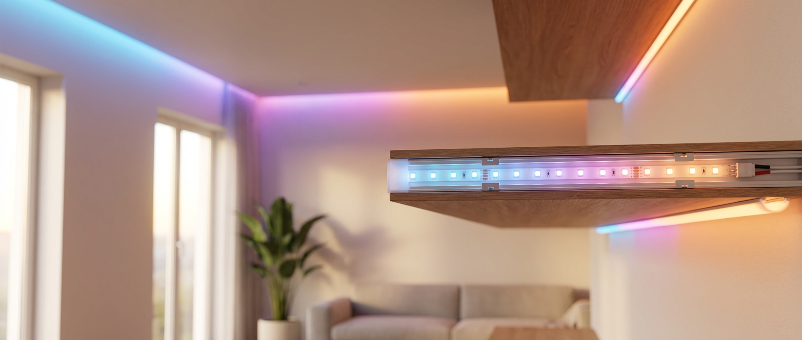Hoe Philips Hue Led strips aansluiten zonder stopcontact