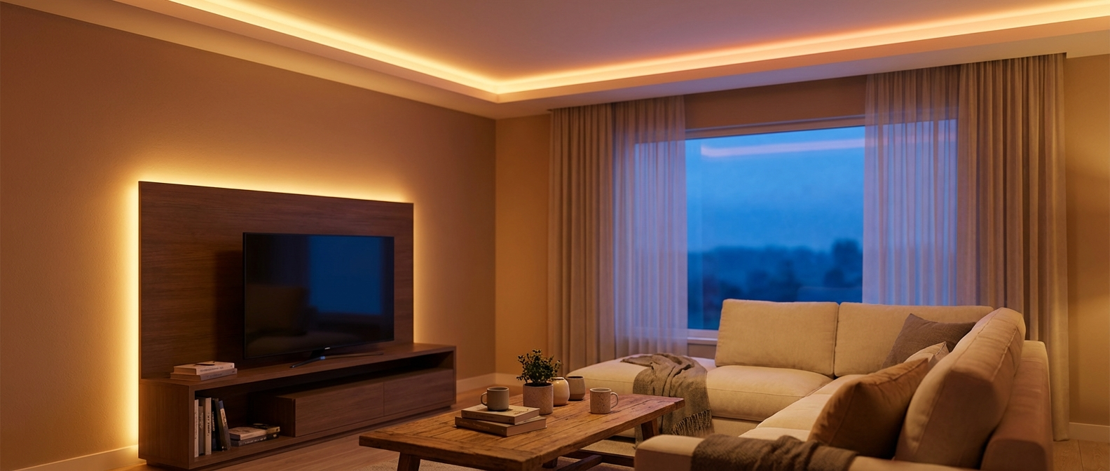 Welke kleur LED strips voor een gezellige sfeer