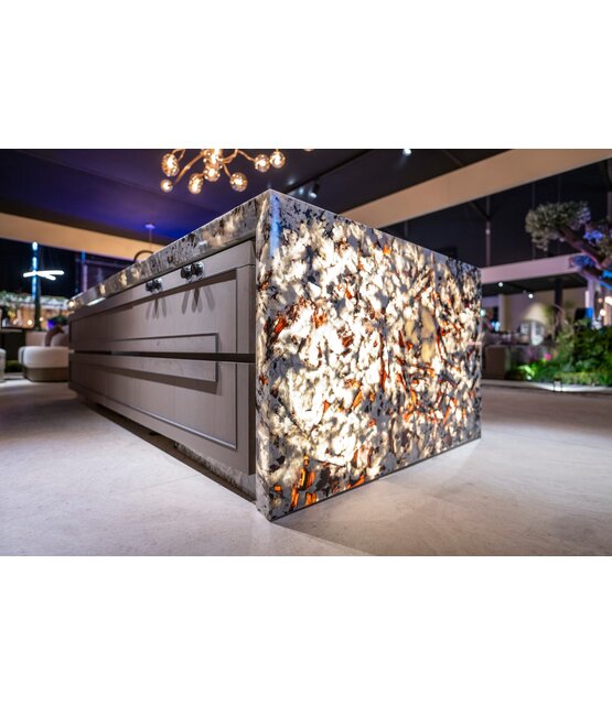 Natuursteen LED verlichting - 640 LED - 5500 LM -  RGBCCT - Dimbaar - 24 volt IP20 - 24,5 x 49cm - Koppelbaar LED Sheet