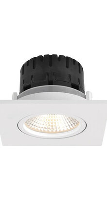 AUSTIN Vierkante LED-inbouwspot – IP65, warm wit, dimbaar