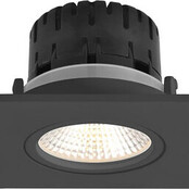 Design LED-inbouwspot AUSTIN vierkant | IP65 waterdicht voor badkamer en douche | Geïntegreerde 6W warmwitte LED | Dimbaar, vierkant | Inclusief driver