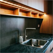 LED strip op batterij 100cm - warm wit - 3000k - inclusief bewegingssensor