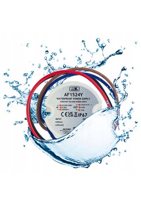Wandcontactdoos Mini LED voeding 15 watt 24 volt 0,62 Ampère – IP67 waterdicht – AF1524Y