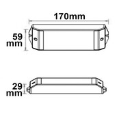 DMX512 RDM 8/16-bits decoder 1-5 kanalen 12-36V 5x5A 48V 5x1,5A