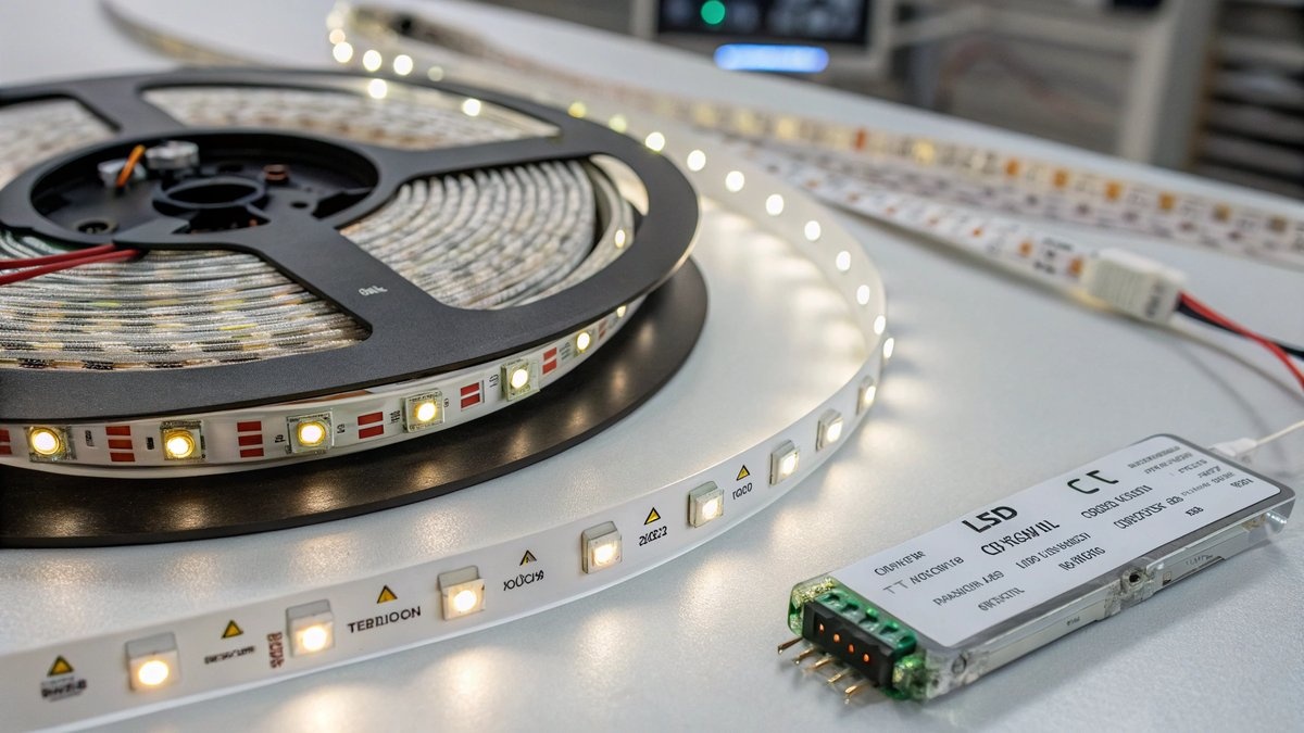 Wat is de maximaal toelaatbare afstand tussen een LED-product en een externe driver