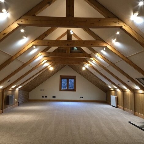 LED verlichting voor een zolder