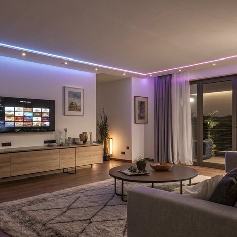 Hoe kan ik de Philips Hue lightstrips verbinden