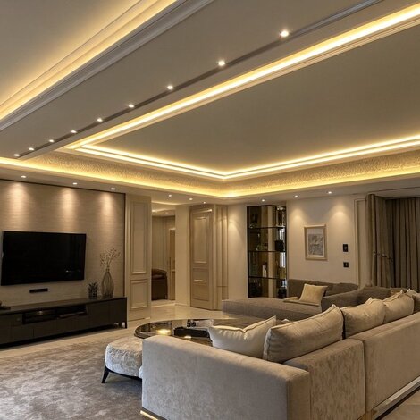 LED strips voor indirecte plafondverlichting