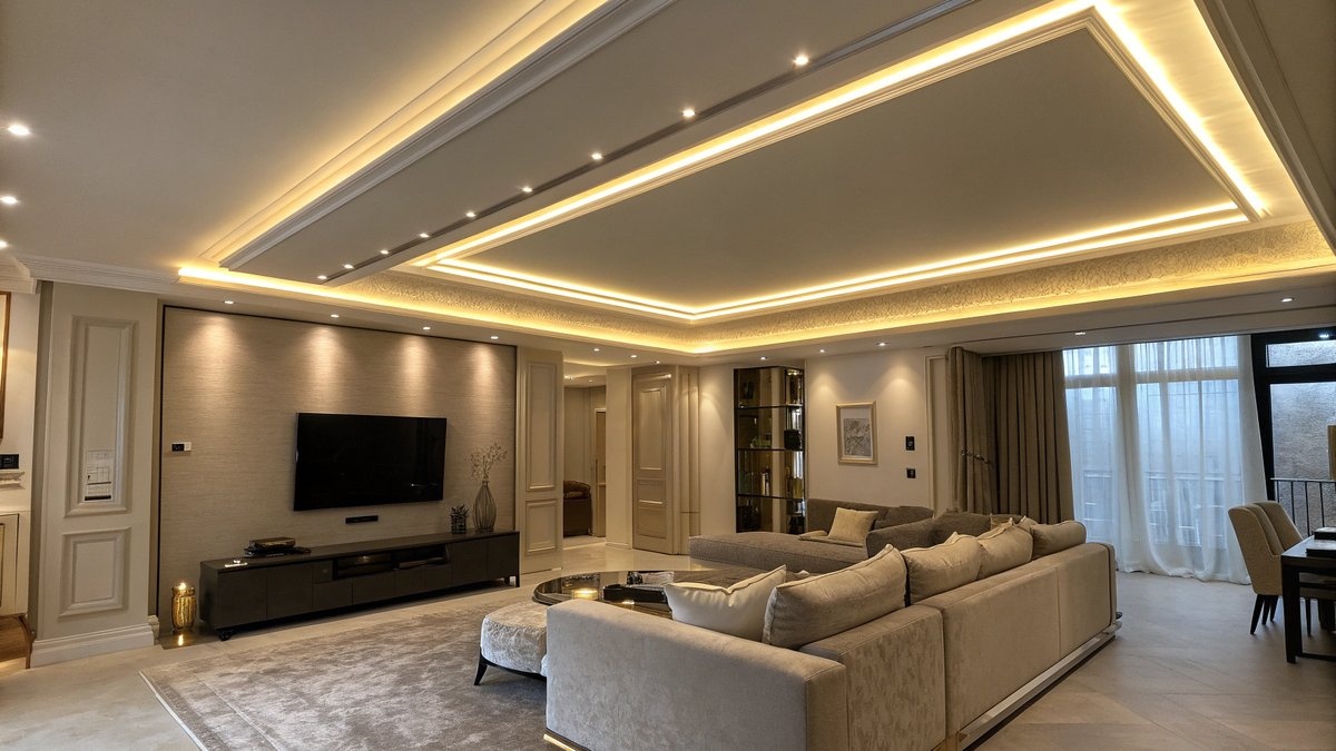 LED strips voor indirecte plafondverlichting