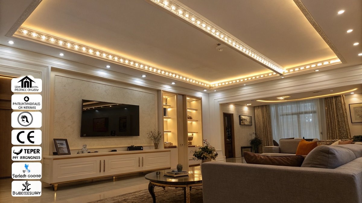 LED strips worden warm