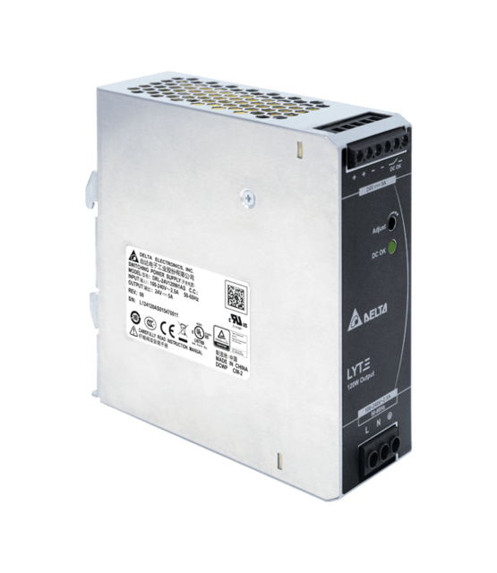 DIN Rail LED voeding 120 watt 24 volt 10 Ampère - IP20 - DRL-24V120W1EN