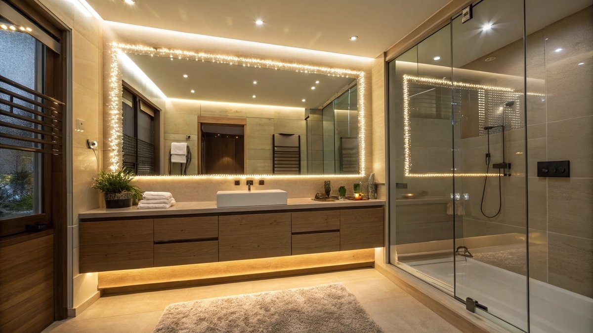 LED strips natte ruimte