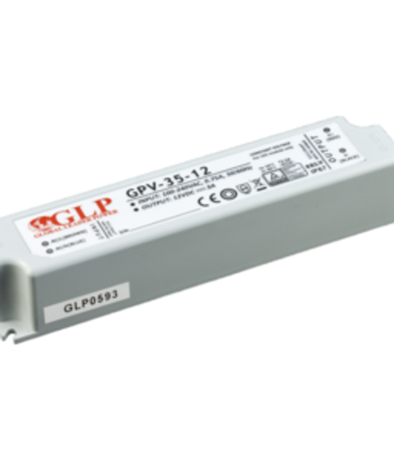 LED voeding 35W 5VDC 5a CV - Waterdicht IP67 - GLP GPV-35-5