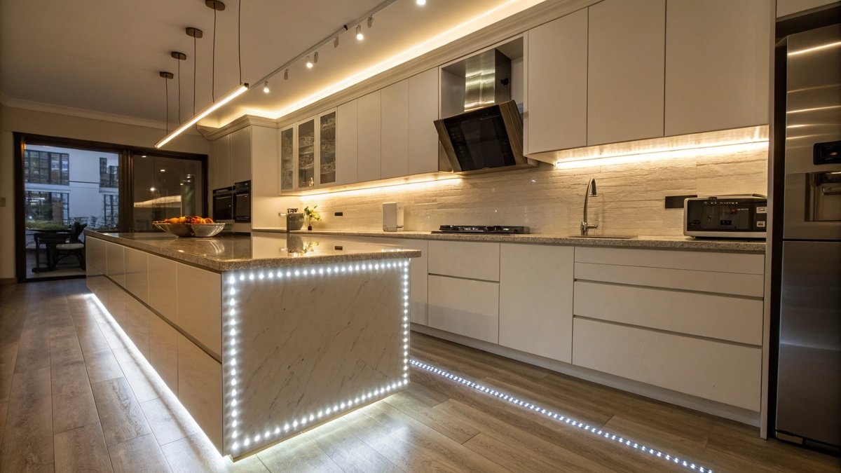 LED strips voor aanrechtbladen