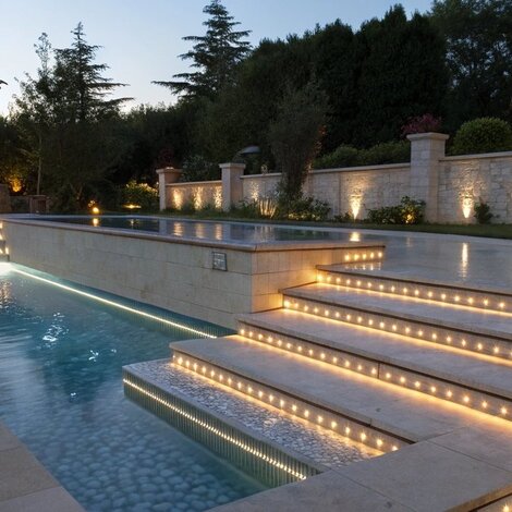 LED strips zwembad