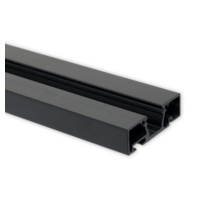 Gordijnrail LED profiel 200 cm  GR1 - Zwart