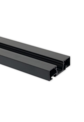 Gordijnrail LED profiel 200 cm  GR1 - Zwart