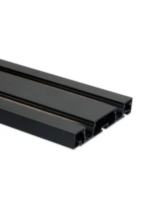 Gordijnrail LED profiel 200 cm GR2 – Zwart