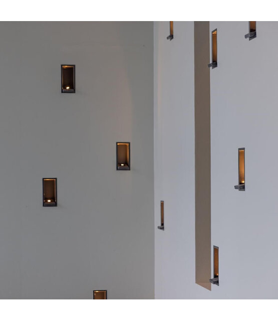 Mini LED spot - kantelbaar - ZWART - IP44 - 700mA - 2,5 watt