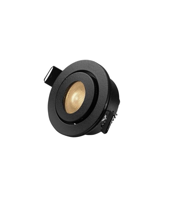 Mini LED spot - kantelbaar - ZWART - IP44 - 700mA - 2,5 watt