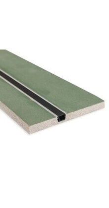 VG1 Vochtbestendig Gipsplaatpaneel 12,5 mm – Profiel 200 cm 