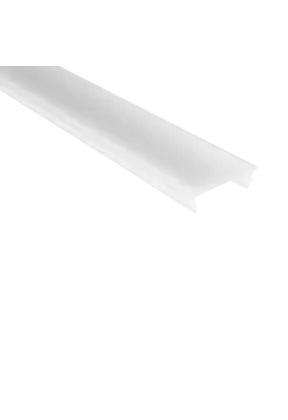 2 meter Losse LED profiel klikafdekking - Helder / transparant - 304, 318, 323, stuc300, stuc400, gips300, gips400