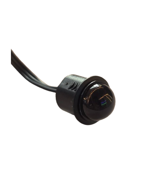 Mini LED PIR bewegingssensor - zwart - 14mm - 12V 48W / 24V 96W SPIR006A