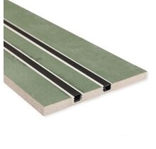 VG2 Vochtbestendig Gipsplaatpaneel 12,5 mm – 2 Profielen 200 cm