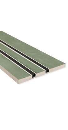 VG2 Vochtbestendig Gipsplaatpaneel 12,5 mm – 2 Profielen 200 cm