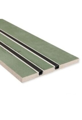 VG2 Vochtbestendig Gipsplaatpaneel 12,5 mm – 2 Profielen 200 cm