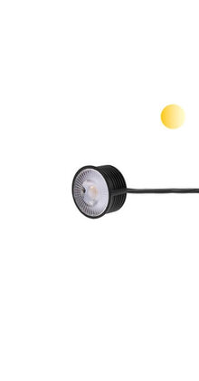 LED Spot 50mm - ZWART - 5 W - 38° Dim to Warm -2000/2700K