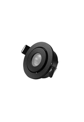 LED Spot Downlight-700mA-2,5W-Zwart-2700K