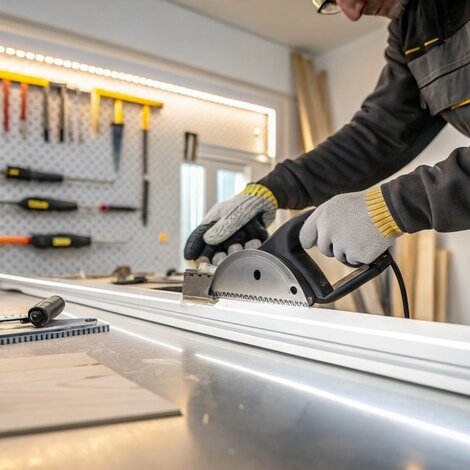 Hoe kort ik een LED profiel in