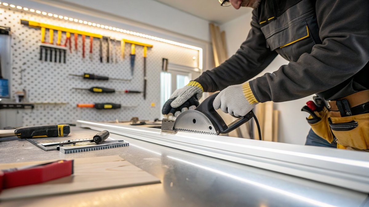 Hoe kort ik een LED profiel in