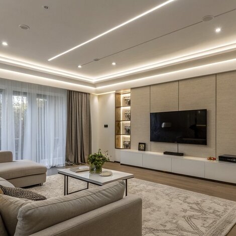 LED strip wegwerken