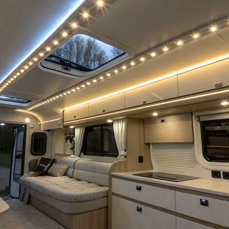 LED verlichting inbouwen caravan