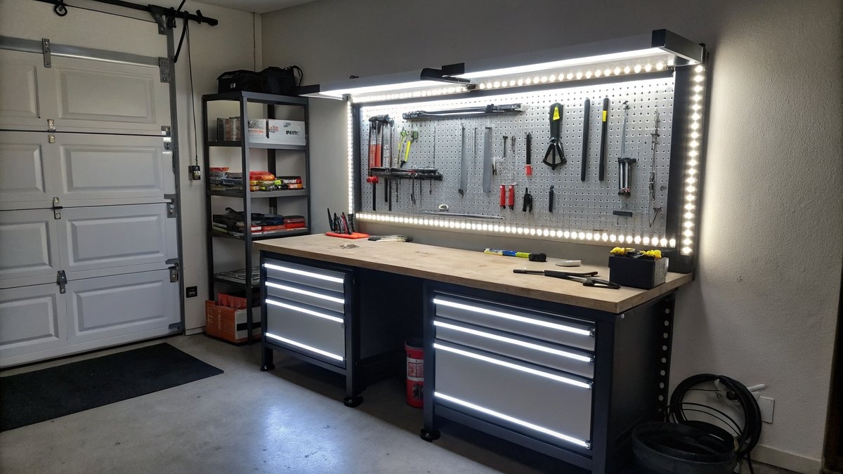 LED strips werkbank