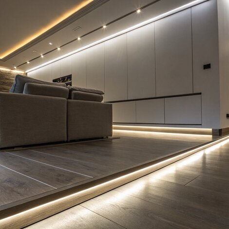 LED strips voor plinten