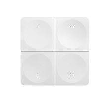 4-voudig draadloos LED Wanddimmer - WIT K4